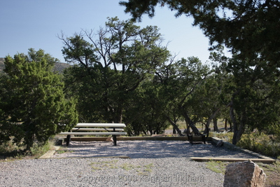 Site 21 and tent area
