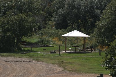 Sites 6 and part of 10 showing shade
