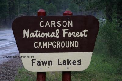 campground sign
