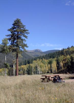 Round Mountain from the campground
