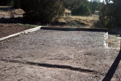 gravel tent area in campsite 4
