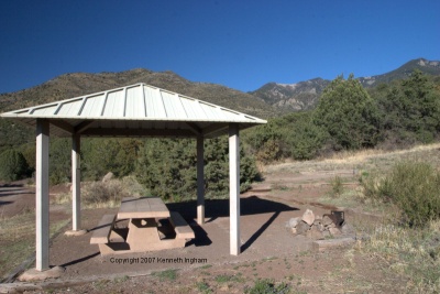 site 12 and its tent area
