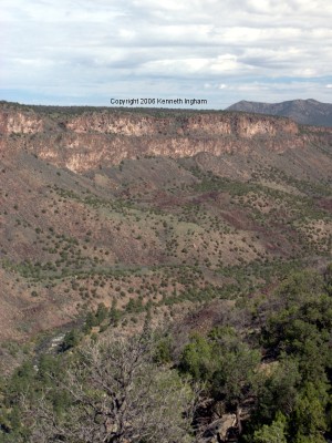View into the Rio Grande Gorge
