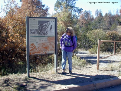 Diana Northup at the Frey trailhead
