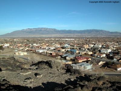 Albuquerque and the Sandia Mountains
