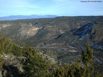 The Rio Grande and the Sangre de Cristo Mountains
