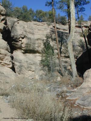 Looking up Purgatory Chasm
