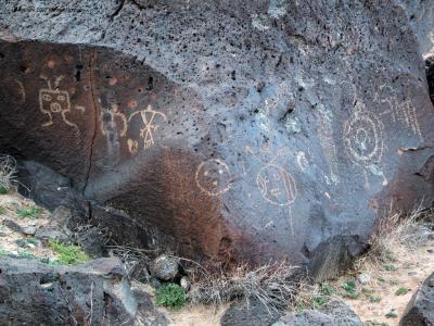 Several petroglyphs, some I wonder about the age of
