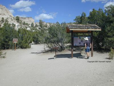 Michael Wester at the trailhead
