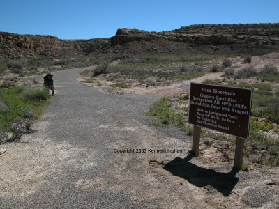 Casa Rinconada, the trailhead for Tsin Kletsin
